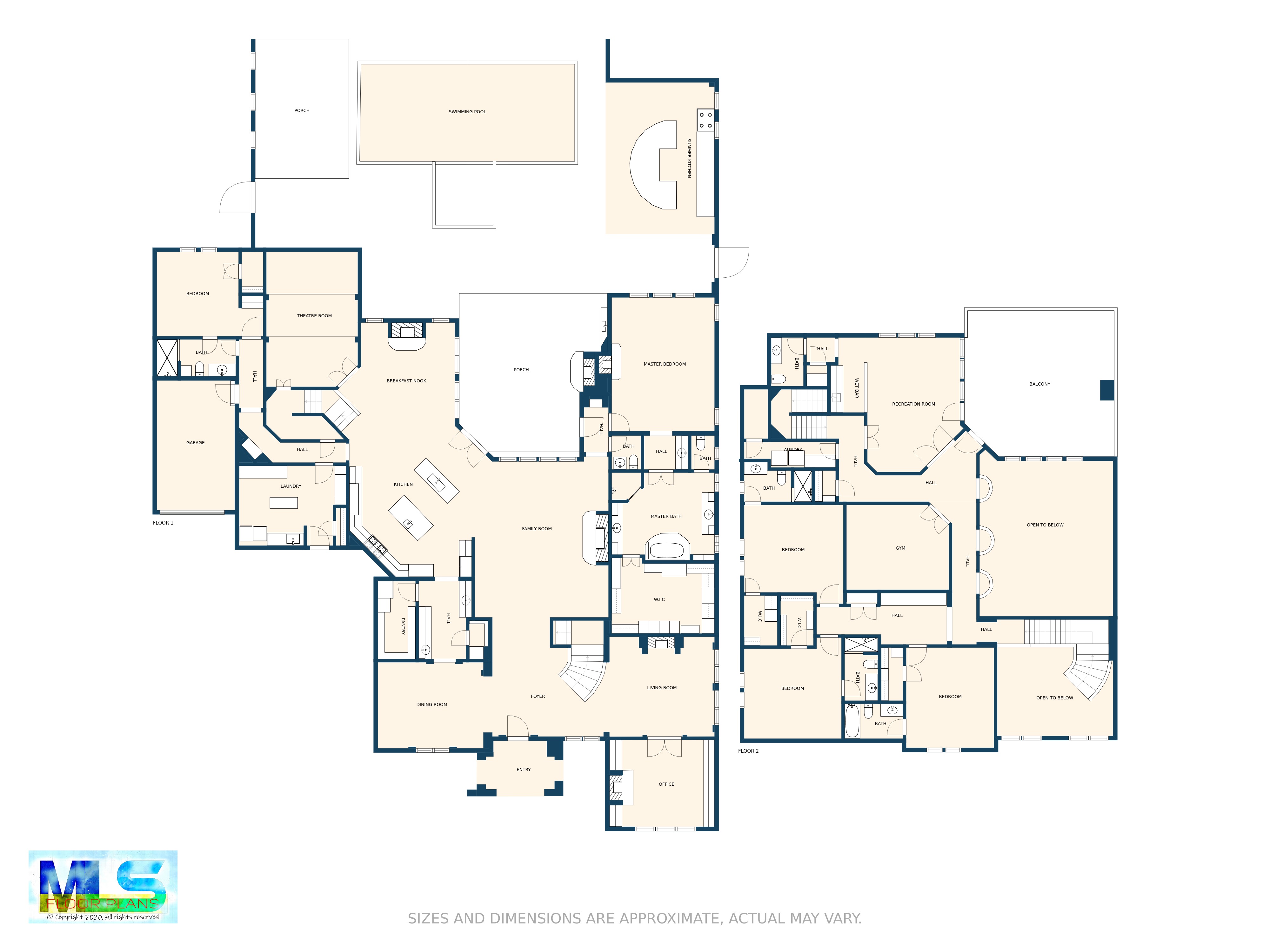 Floorplan for 1009 Whittington Pl, Southlake, Texas 76092